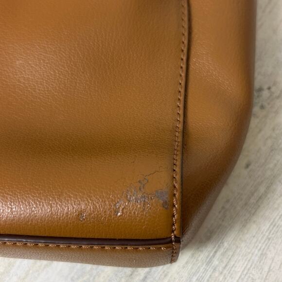 DVF Diane von Furstenberg 440 Mini Studded Flap Crossbody Bag Tan Brown Gold - Picture 6 of 10